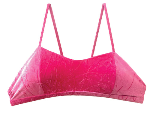 Pink Velvet Bustier